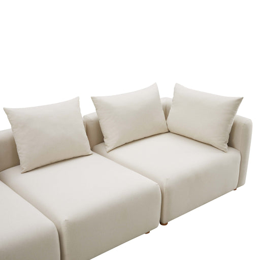Hangover - Linen Fabric Sofa - Cream - R&R Furniture Gallery (Fountain Valley, CA)
