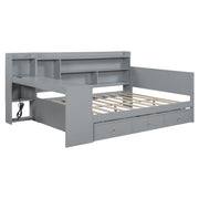 Daybed With 3 Drawers USB Ports And Desk - R&R Furniture Gallery (Fountain Valley, CA)