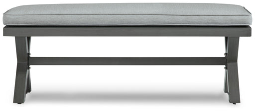 Elite Park - Bench With Cushion - Gray - R&R Furniture Gallery (Fountain Valley, CA)
