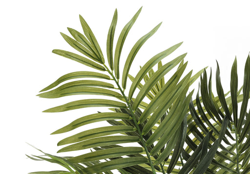 47" Tall, Artificial Plant, Areca Palm Tree, Indoor, Faux, Fake, Floor, Greenery, Potted, Real Touch, Decorative - Green / Black - R&R Furniture Gallery (Fountain Valley, CA)