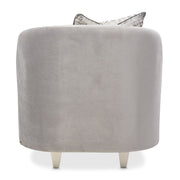 Roxbury Park - Velvet Matching Chair - Steel / Slate - R&R Furniture Gallery (Fountain Valley, CA)