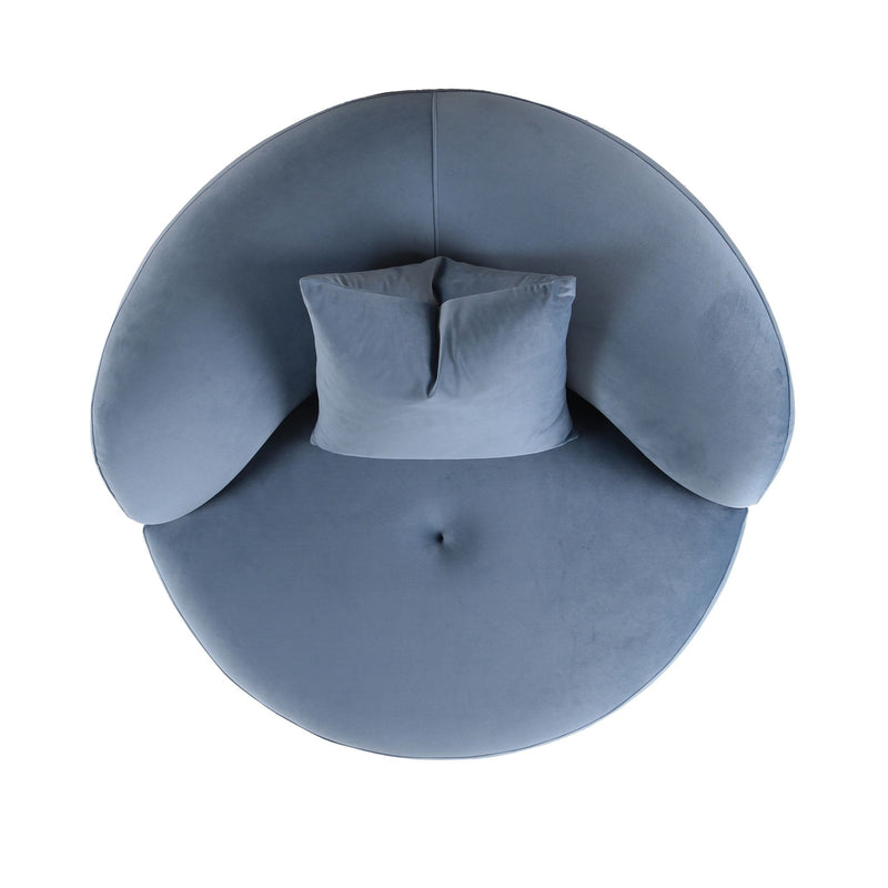 Fickle - Velvet Swivel Chair