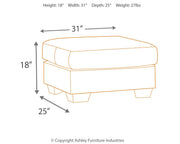 Darcy - Ottoman - R&R Furniture Gallery (Fountain Valley, CA)