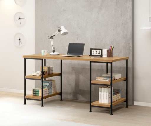 Desk - Golden - R&R Furniture Gallery (Fountain Valley, CA)