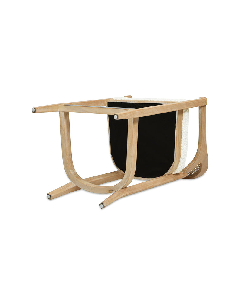 Americana - Mid-Century Modern Cane Back Counter Stool - R&R Furniture Gallery (Fountain Valley, CA)