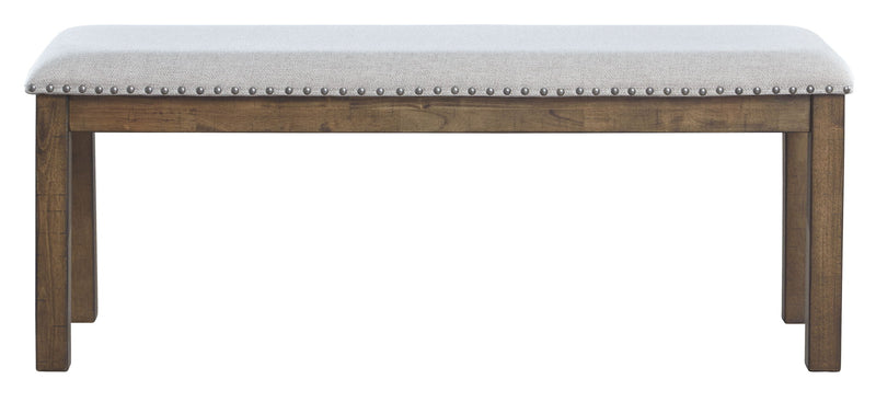 Moriville - Upholstered Bench - Beige - R&R Furniture Gallery (Fountain Valley, CA)