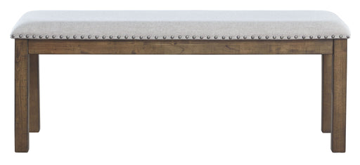 Moriville - Upholstered Bench - Beige - R&R Furniture Gallery (Fountain Valley, CA)