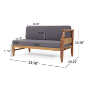 Aston - 4 Piece Sofa Set - Dark Gray - R&R Furniture Gallery (Fountain Valley, CA)