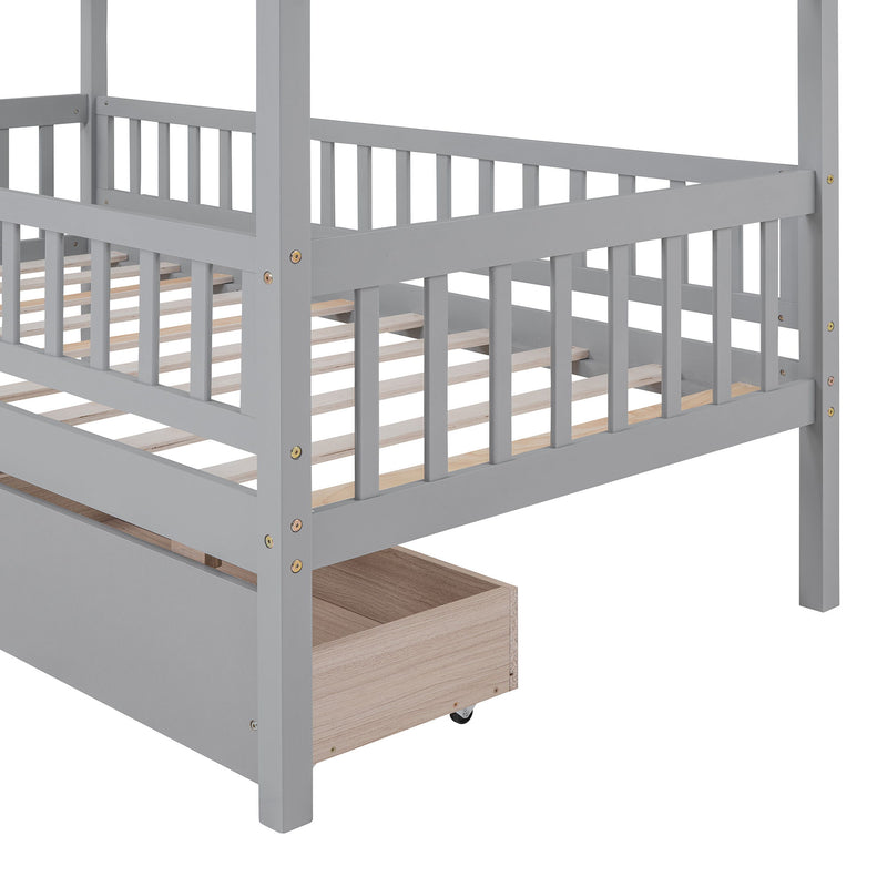 House Bed With 2 Drawers - R&R Furniture Gallery (Fountain Valley, CA)