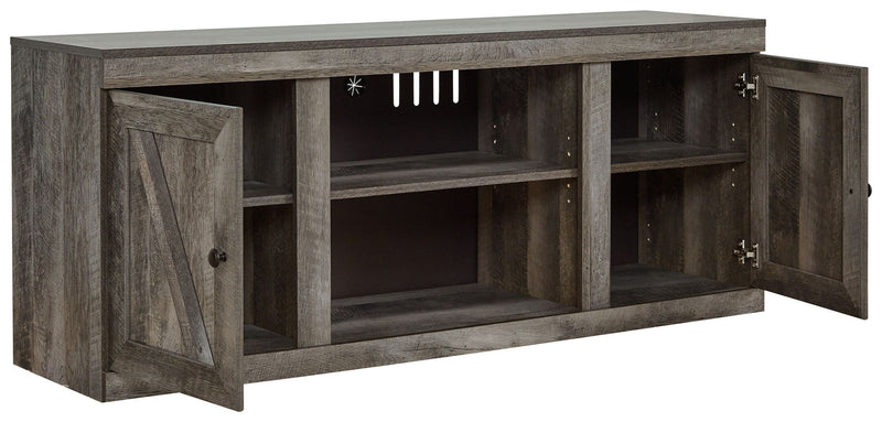 Wynnlow - TV Stand With Fireplace Option - R&R Furniture Gallery (Fountain Valley, CA)