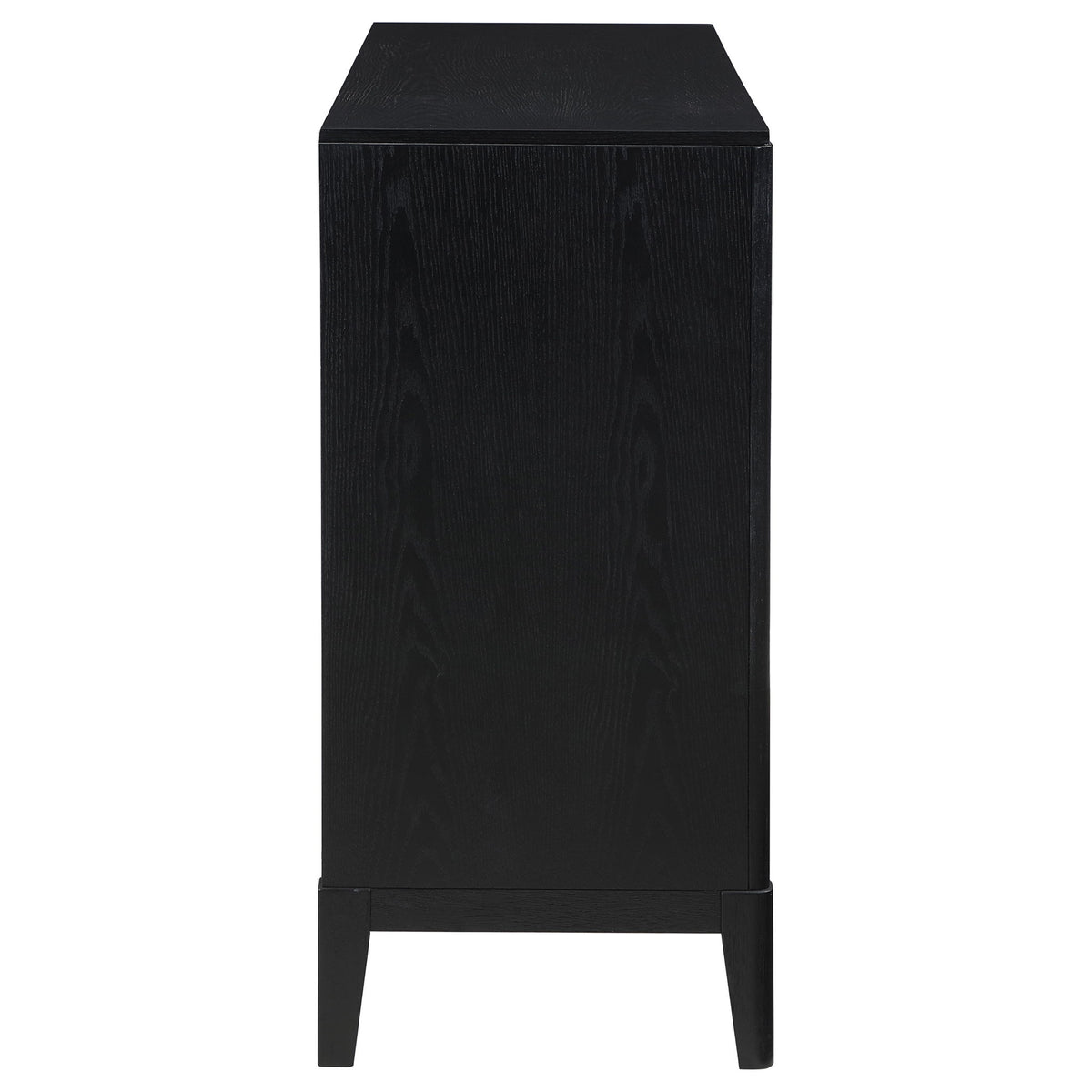 Mason - 8 Drawer Dresser With Fluted Design - Black
