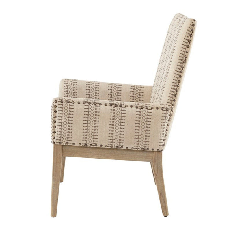 Rika - High Back Dining Armchair (Set of 2) - Natural - R&R Furniture Gallery (Fountain Valley, CA)