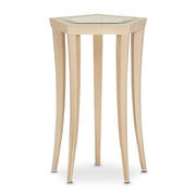 La Rachelle - Chairside Table - Champagne - R&R Furniture Gallery (Fountain Valley, CA)