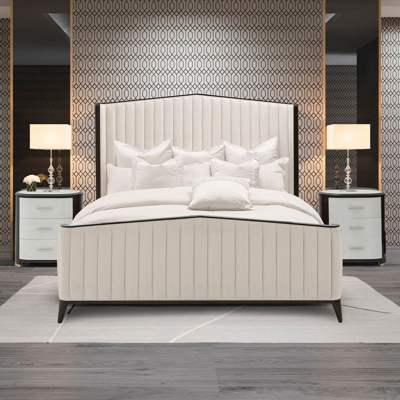 Paris Chic - Tufted Panel Bed - R&R Furniture Gallery (Fountain Valley, CA)