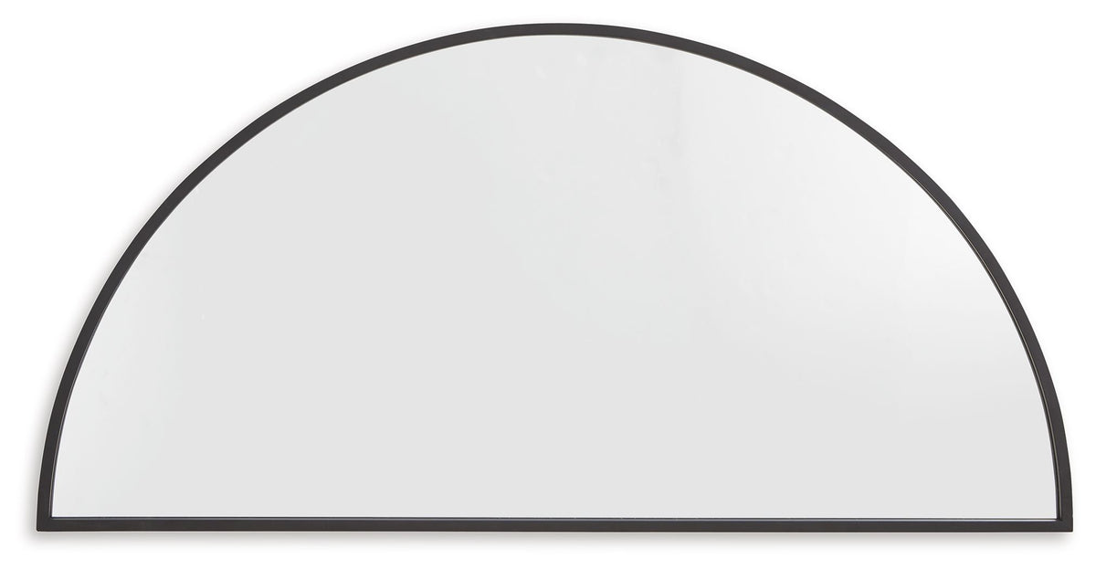 Denlow - Accent Mirror - Black - R&R Furniture Gallery (Fountain Valley, CA)