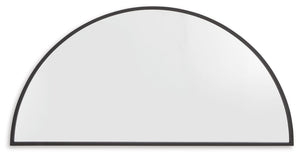 Denlow - Accent Mirror - Black - R&R Furniture Gallery (Fountain Valley, CA)