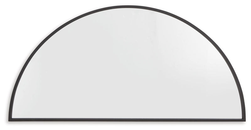 Denlow - Accent Mirror - Black - R&R Furniture Gallery (Fountain Valley, CA)