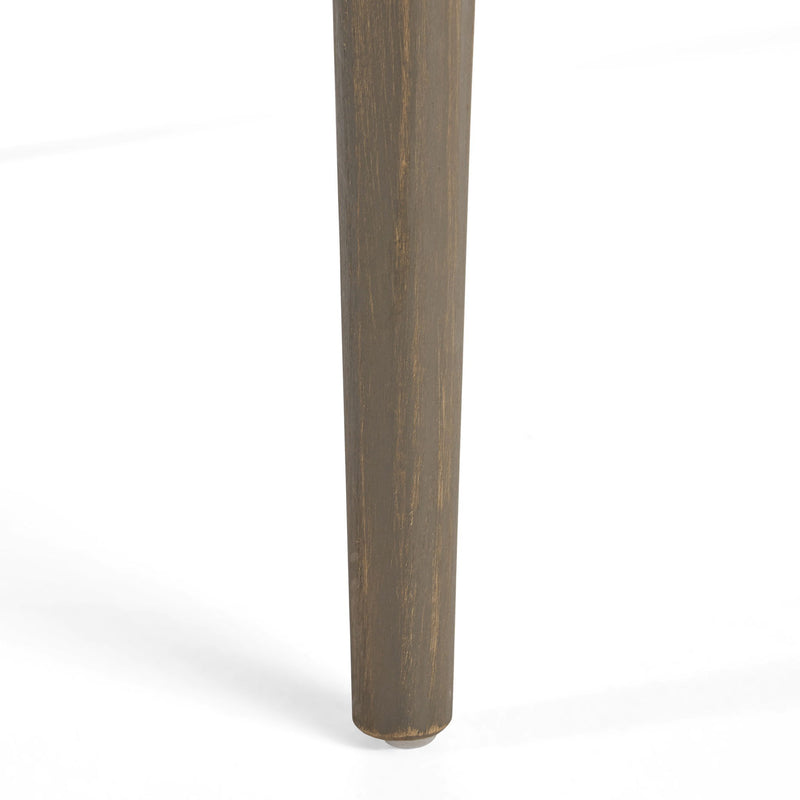 Square acacia wood dining table by Noble House with toothpick leg design, modern indoor dining furniture with clean lines.