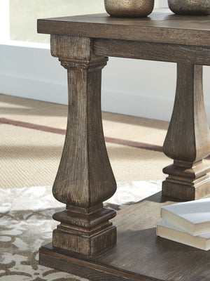 Johnelle - Rectangular End Table - Gray - R&R Furniture Gallery (Fountain Valley, CA)