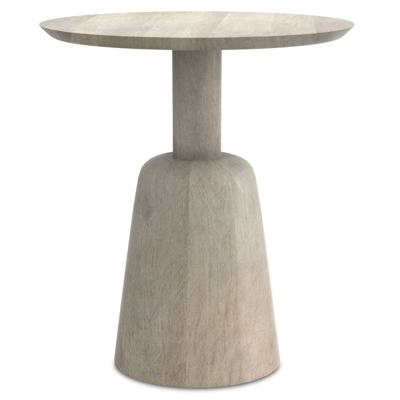 Finchley - Side Table - White Washed - R&R Furniture Gallery (Fountain Valley, CA)
