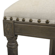 Paris - Farmhouse Counter Height Bar Stool With Backrest - R&R Furniture Gallery (Fountain Valley, CA)