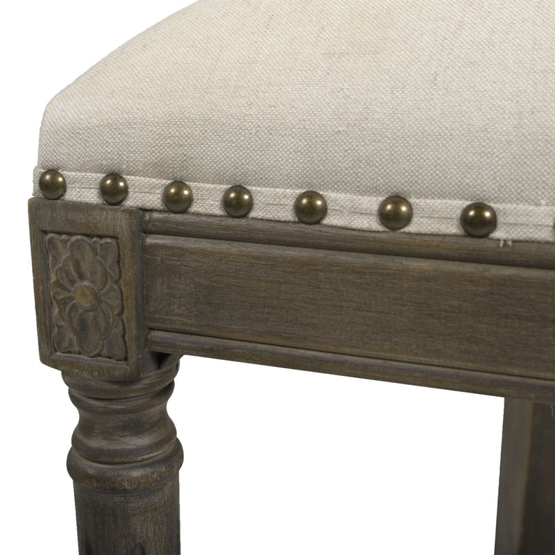 Paris - Farmhouse Counter Height Bar Stool With Backrest - R&R Furniture Gallery (Fountain Valley, CA)