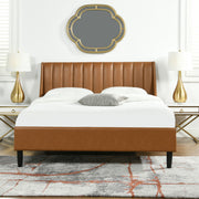 Aspen - Vertical Tufted Modern Headboard Platform Bed Set - R&R Furniture Gallery (Fountain Valley, CA)