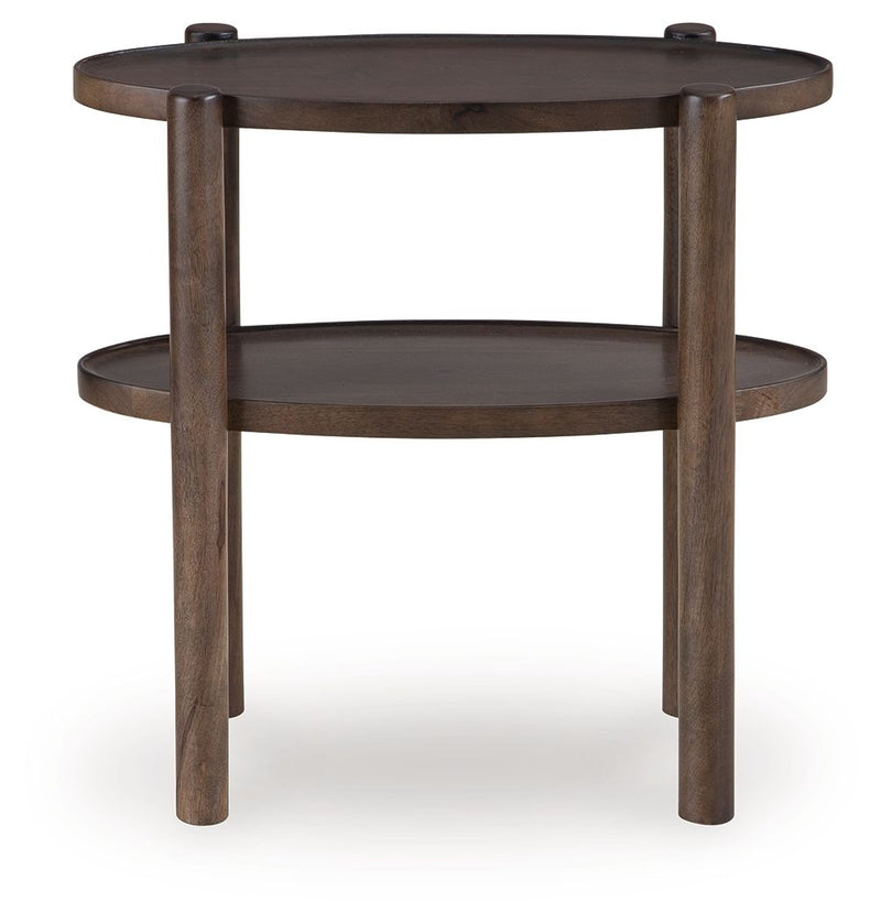 Wiattbury - Accent Table - Gray Brown - R&R Furniture Gallery (Fountain Valley, CA)