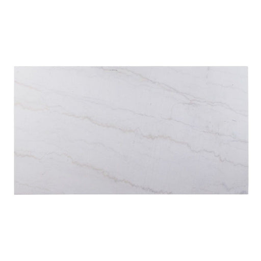 Gerardo - 30" Dining Table - White Marble Top & Weathered Espresso - R&R Furniture Gallery (Fountain Valley, CA)