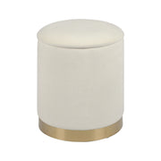 Zoe - Velvet Storage Ottoman - R&R Furniture Gallery (Fountain Valley, CA)