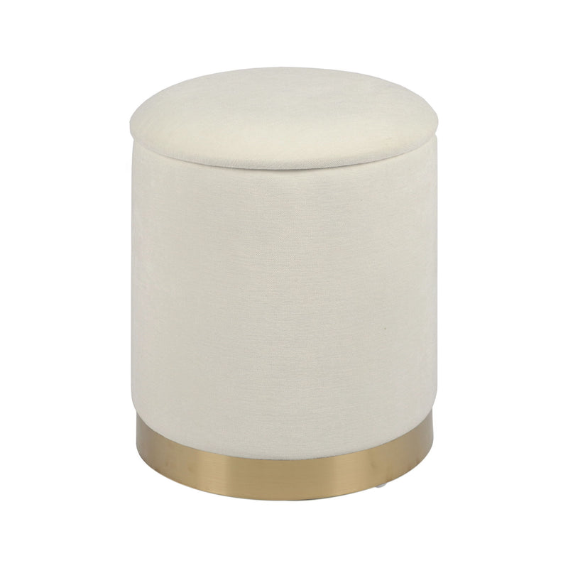 Zoe - Velvet Storage Ottoman - R&R Furniture Gallery (Fountain Valley, CA)