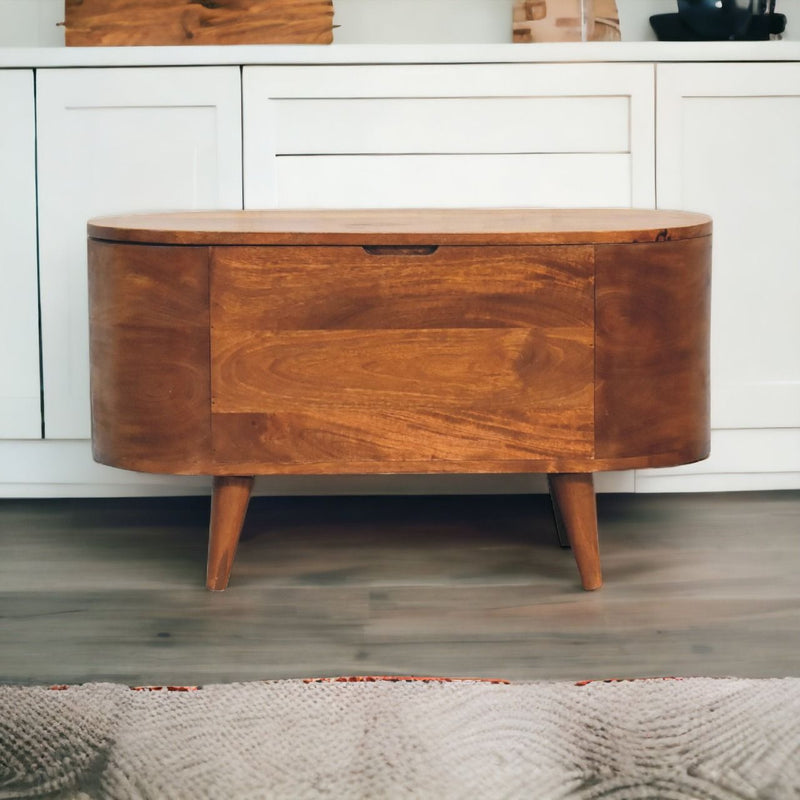 Rounded Lid Up Blanket Box - R&R Furniture Gallery (Fountain Valley, CA)