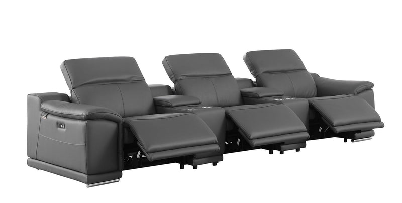 9762 - 8-Piece Modular Power Reclining Sofa And Console Loveseat Set With