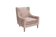 Hi Back Accent Chair - Light Brown - R&R Furniture Gallery (Fountain Valley, CA)