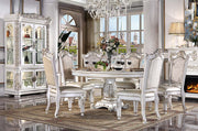 Vendome - 76" Round Dining Table With Pedestal Base - Antique Pearl - R&R Furniture Gallery (Fountain Valley, CA)