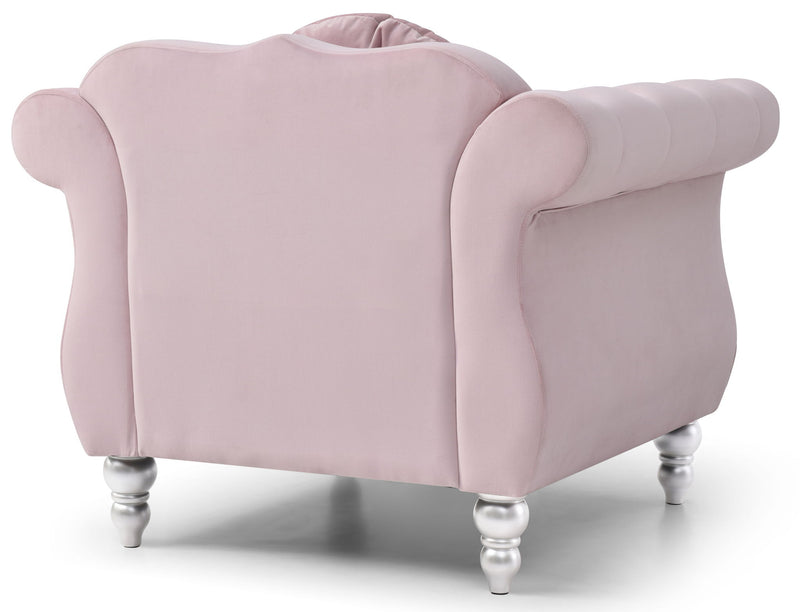 Chic Transitional Flared Arm Chair - R&R Furniture Gallery (Fountain Valley, CA)