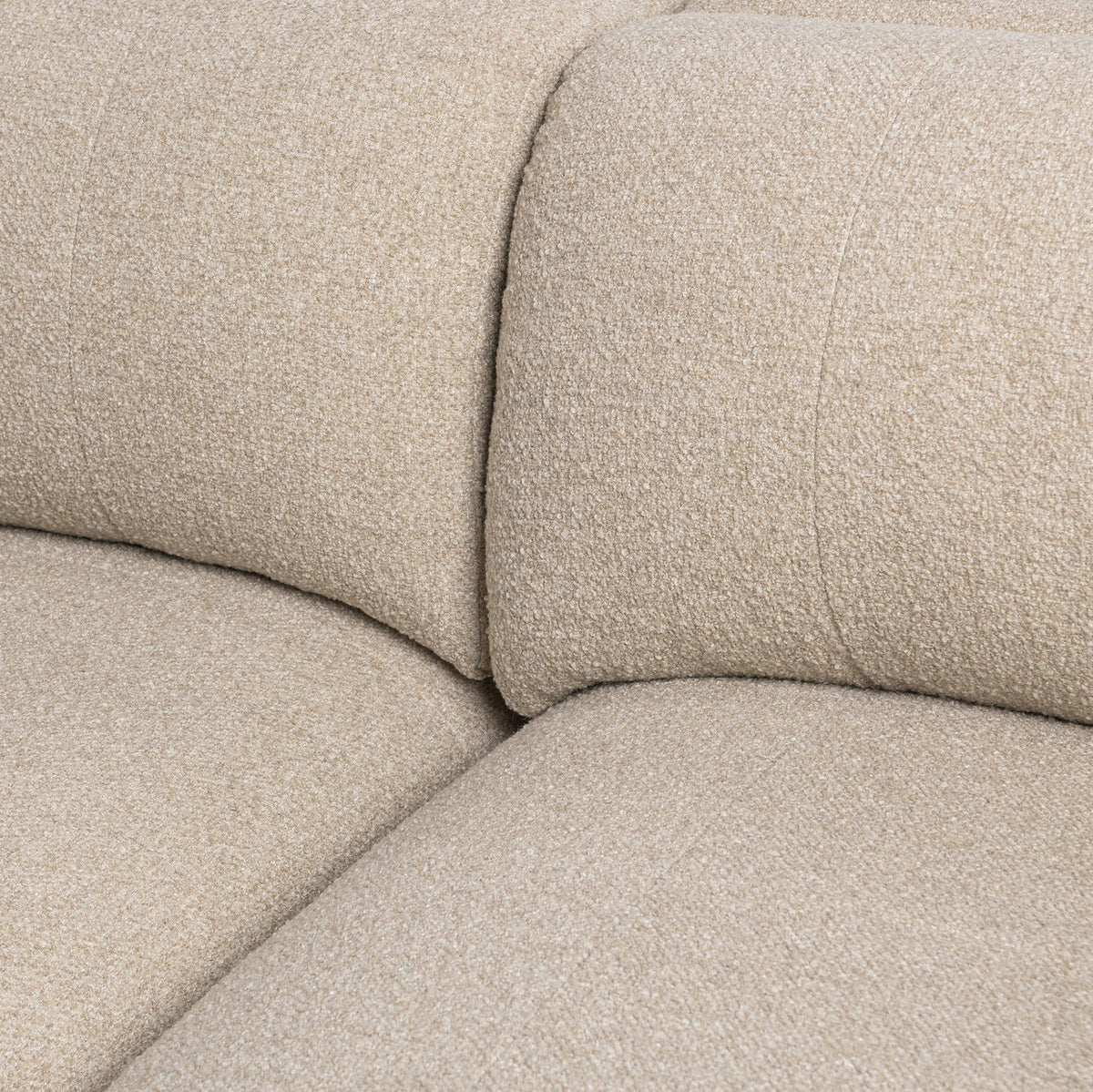 Classic Home Adalynne stationary sectional sofa with plush cushions and modern design, shown in a spacious living room setting.