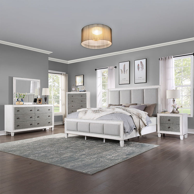 Katia - Chest - Rustic Gray & Weathered White - R&R Furniture Gallery (Fountain Valley, CA)