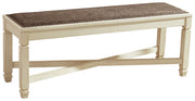 Bolanburg - Large UPH Dining Room Bench - Beige - R&R Furniture Gallery (Fountain Valley, CA)