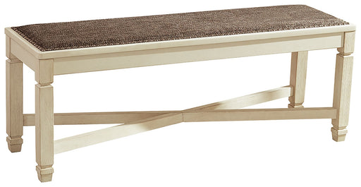 Bolanburg - Large UPH Dining Room Bench - Beige - R&R Furniture Gallery (Fountain Valley, CA)