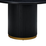 Chelsea - Ash Wood Round Dining Table - R&R Furniture Gallery (Fountain Valley, CA)