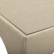 Tomlin 5-piece living room set by TOV Furniture, includes game table and matching ottomans with modern design.