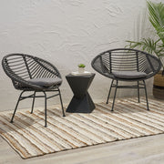 Cordella - Outdoor Woven Wicker Chairs With Cushions, (Set of 2) - R&R Furniture Gallery (Fountain Valley, CA)