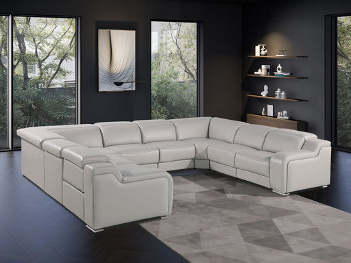 1116 - 8-Piece U-Shaped Sectional Sofa In With 4 Power Recliners & Power Headrests - R&R Furniture Gallery (Fountain Valley, CA)