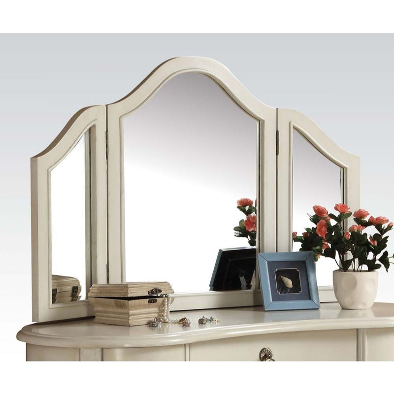 Trini - Vanity Mirror - White - R&R Furniture Gallery (Fountain Valley, CA)