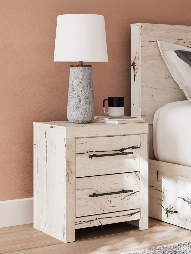 Lawroy - Two Drawer Night Stand - Light Natural - R&R Furniture Gallery (Fountain Valley, CA)