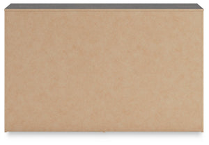 Hollivern - Six Drawer Dresser - Dark Gray - R&R Furniture Gallery (Fountain Valley, CA)