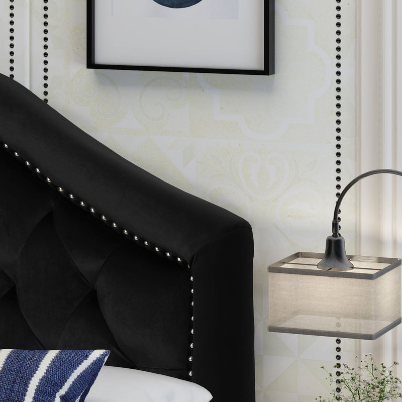Kaarina - Contemporary Tufted Fabric Headboard - R&R Furniture Gallery (Fountain Valley, CA)