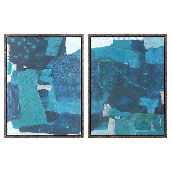 Wait Until Dusk - Framed Canvas Diptych (Set of 2)
