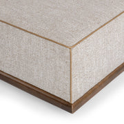 Ellerie - Square Ottoman - Latte - R&R Furniture Gallery (Fountain Valley, CA)